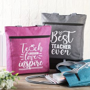 Teacher Appreciation Gifts, 6 Pack Teacher Tote Bag Work Teacher Bag Grauation Teacher Week Gift For Man Woman