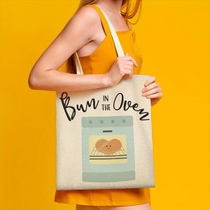 5 pcs Convenient to carry for daily travel, Canvas Tote Bag Aesthetic for Women Cute Reusable Cloth Cotton Bags Beach Grocery Bags, 15.74 x 13.77 inch/40 x 35 cm